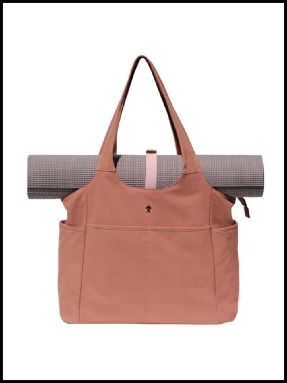 Yoga Mat Tote Bag Nylon Shoulder Carryall Gym Travel Beach Work